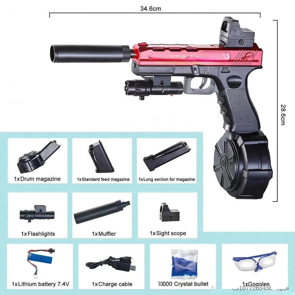 2 in 1 Automatic Water Ball Toy Gun